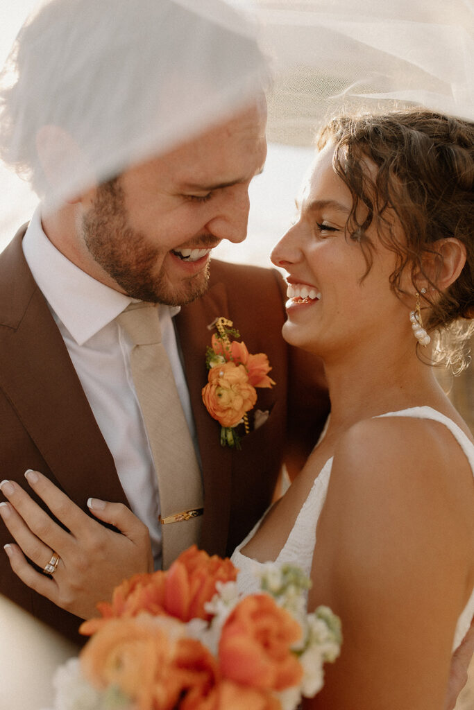 Bridal portraits in the Arizona deser