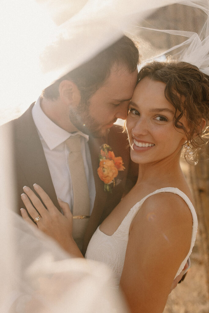 Bridal portraits in the Arizona deser