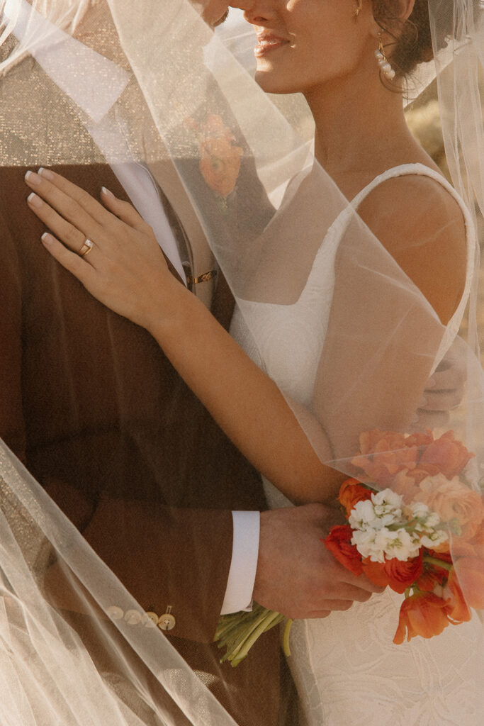 Bridal portraits in the Arizona deser