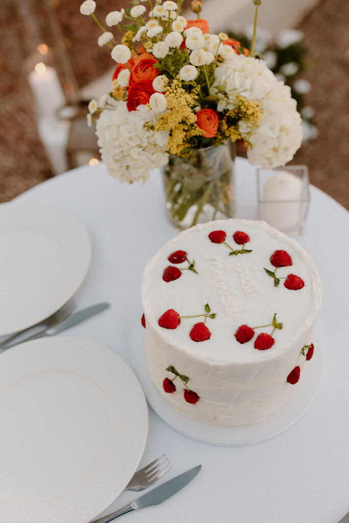 unique personal wedding cake