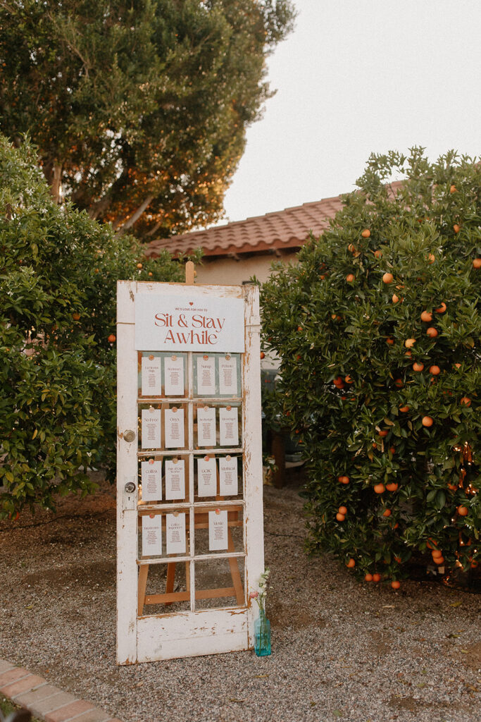 DIY Backyard wedding reception