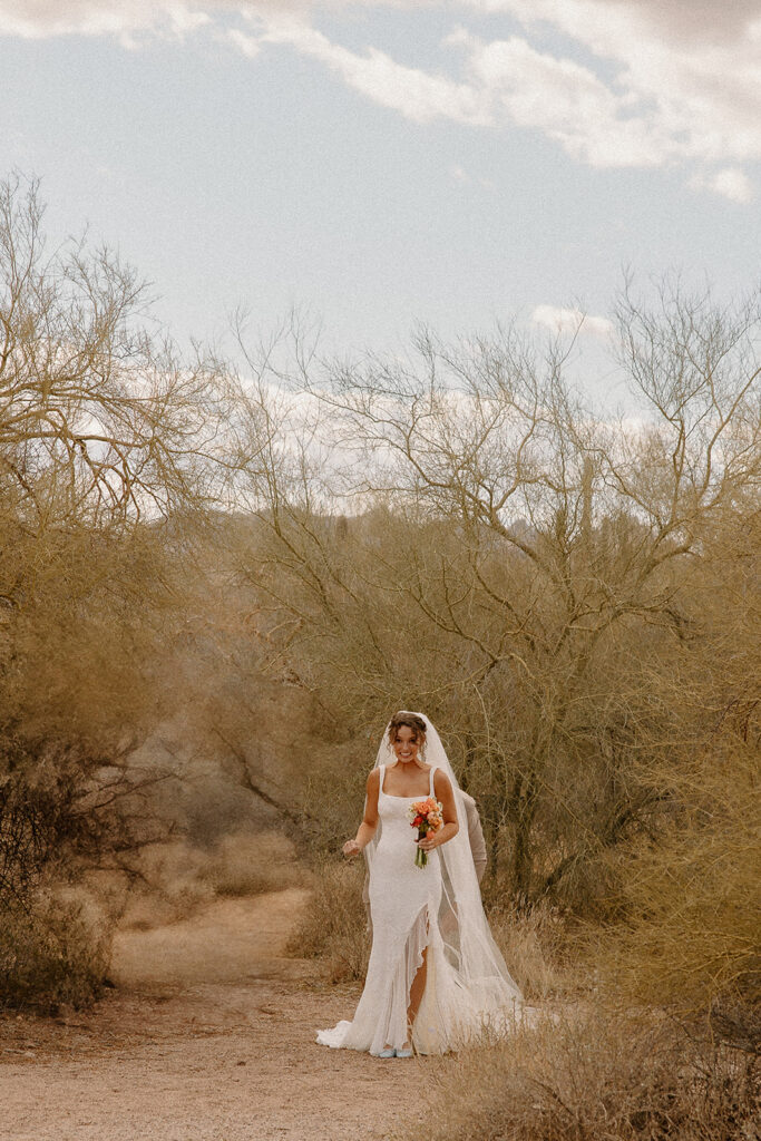 Lost Dutchman wedding ceremony in the Arizona desert