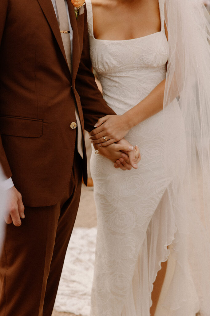 Lost Dutchman wedding ceremony in the Arizona desert