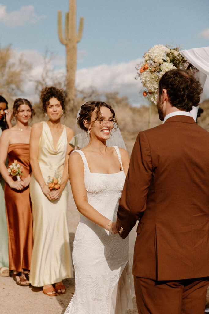 Lost Dutchman wedding ceremony in the Arizona desert